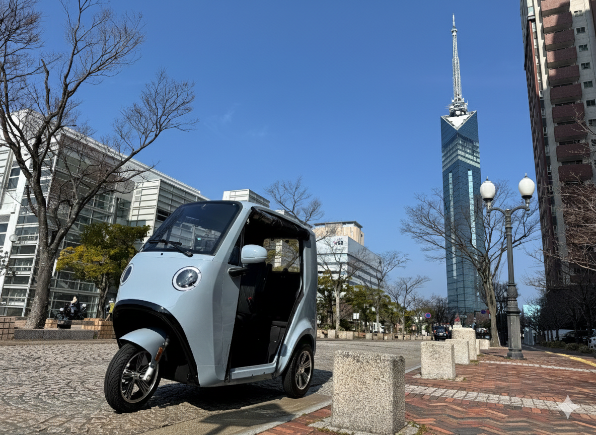 電動自動車　福岡　直接取引のみ 福岡のEVトゥクトゥク販売&レンタル｜Vamo Tuk Fukuoka
